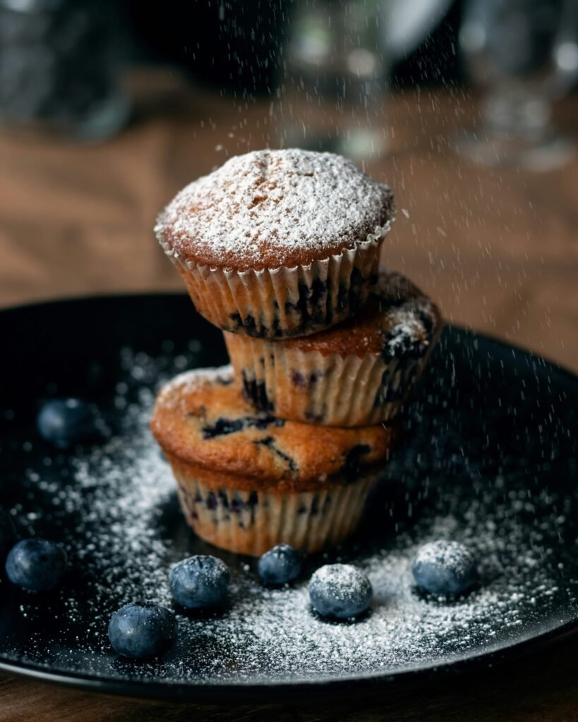 Gluten-Free Egg-Free Blueberry Muffins