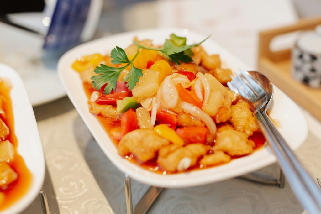 Gluten-Free Dairy-Free Egg-Free Sweet and Sour Chicken
