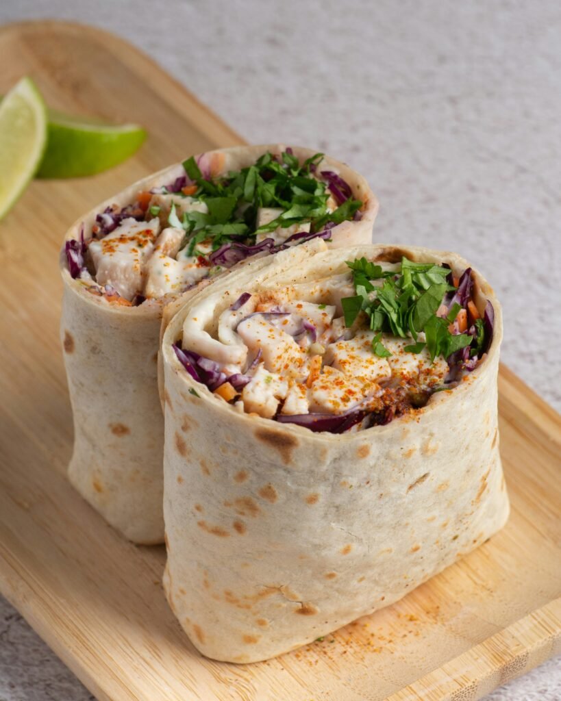 Dairy-Free Egg-Free Chicken Wraps