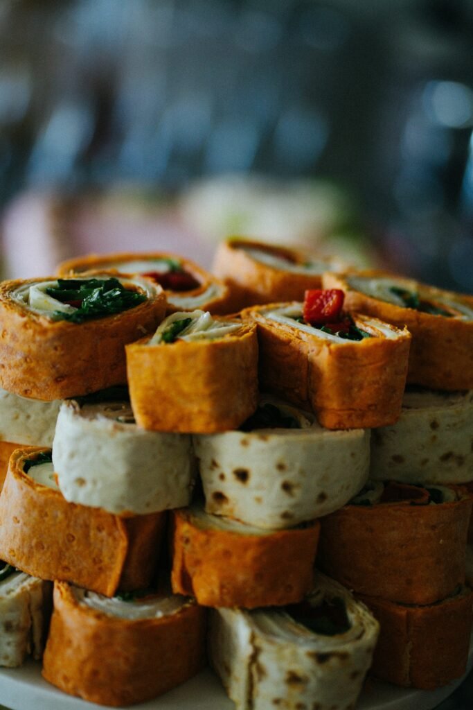 Dairy-Free Hummus and Veg Pinwheels