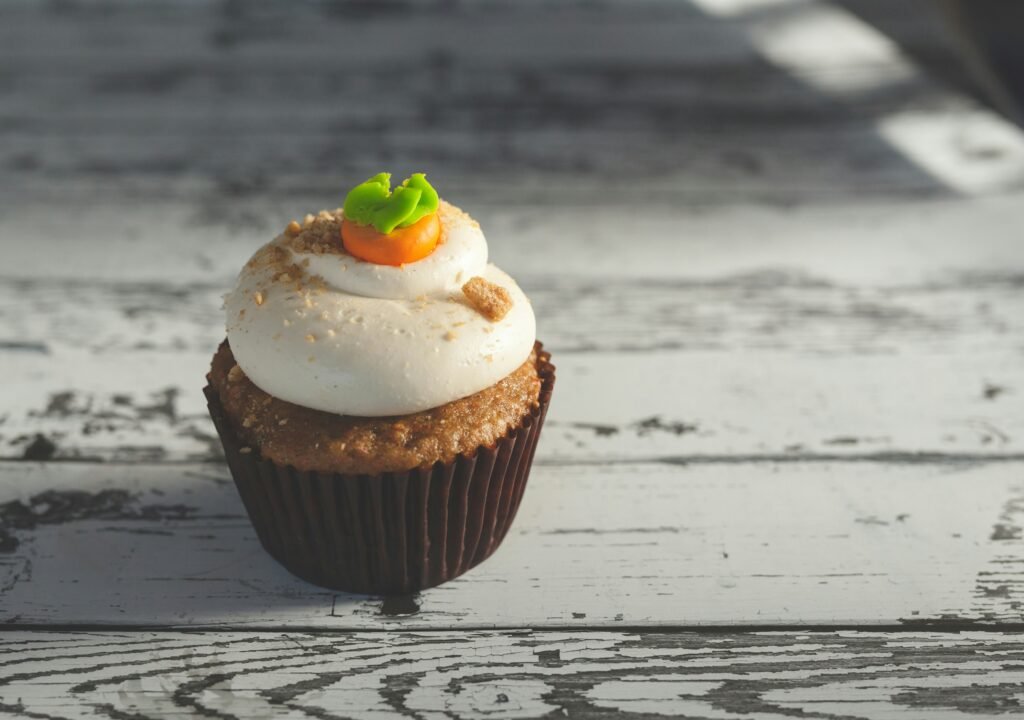 gluten-free carrot cake muffins